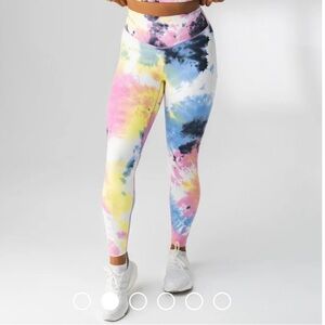 Balance (Vitality) Cloud Pant in Thunderstorm. Tie dye. XS. Workout